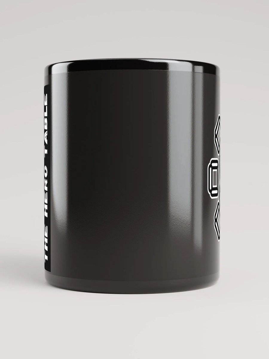 "The Hero Table" Black Glossy Mug product image (4)