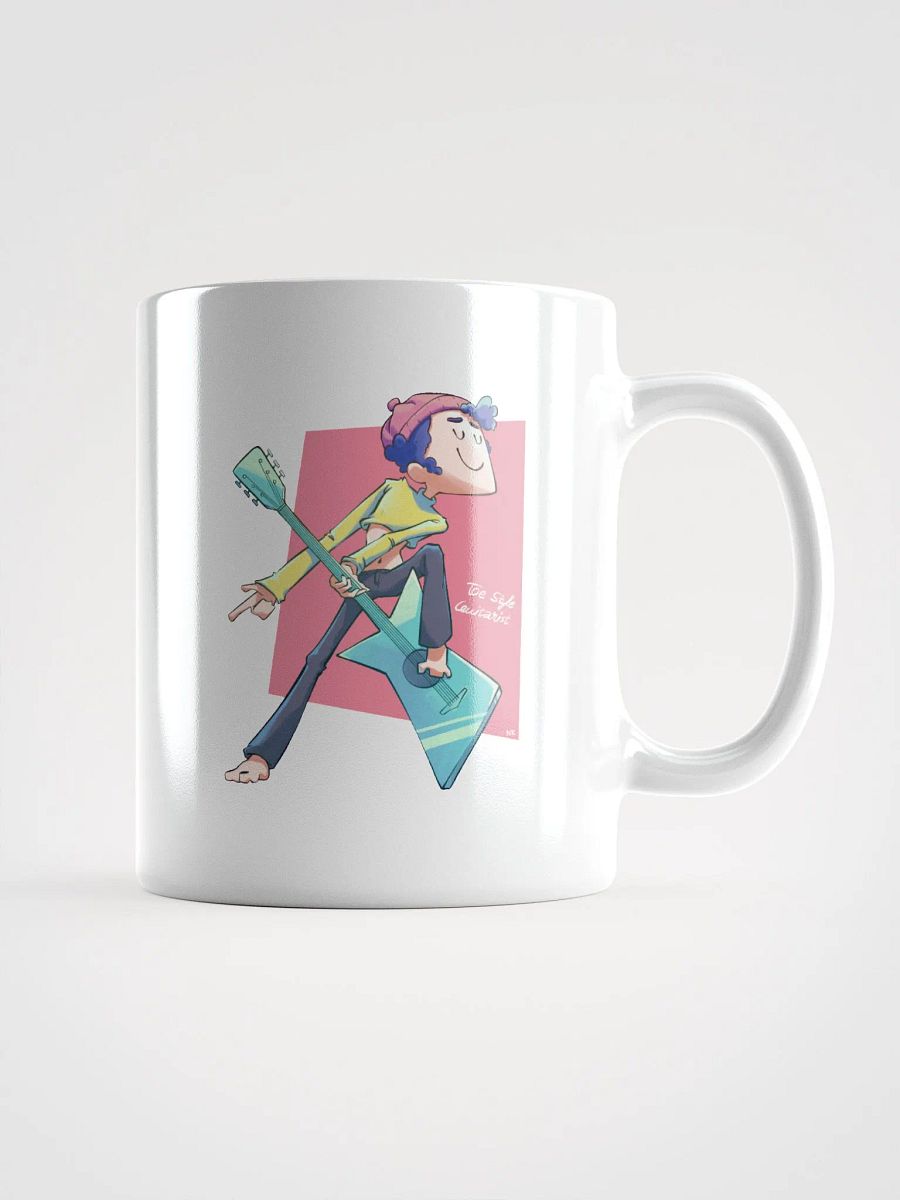 Toe Style Guitarist | White Glossy Mug product image (1)
