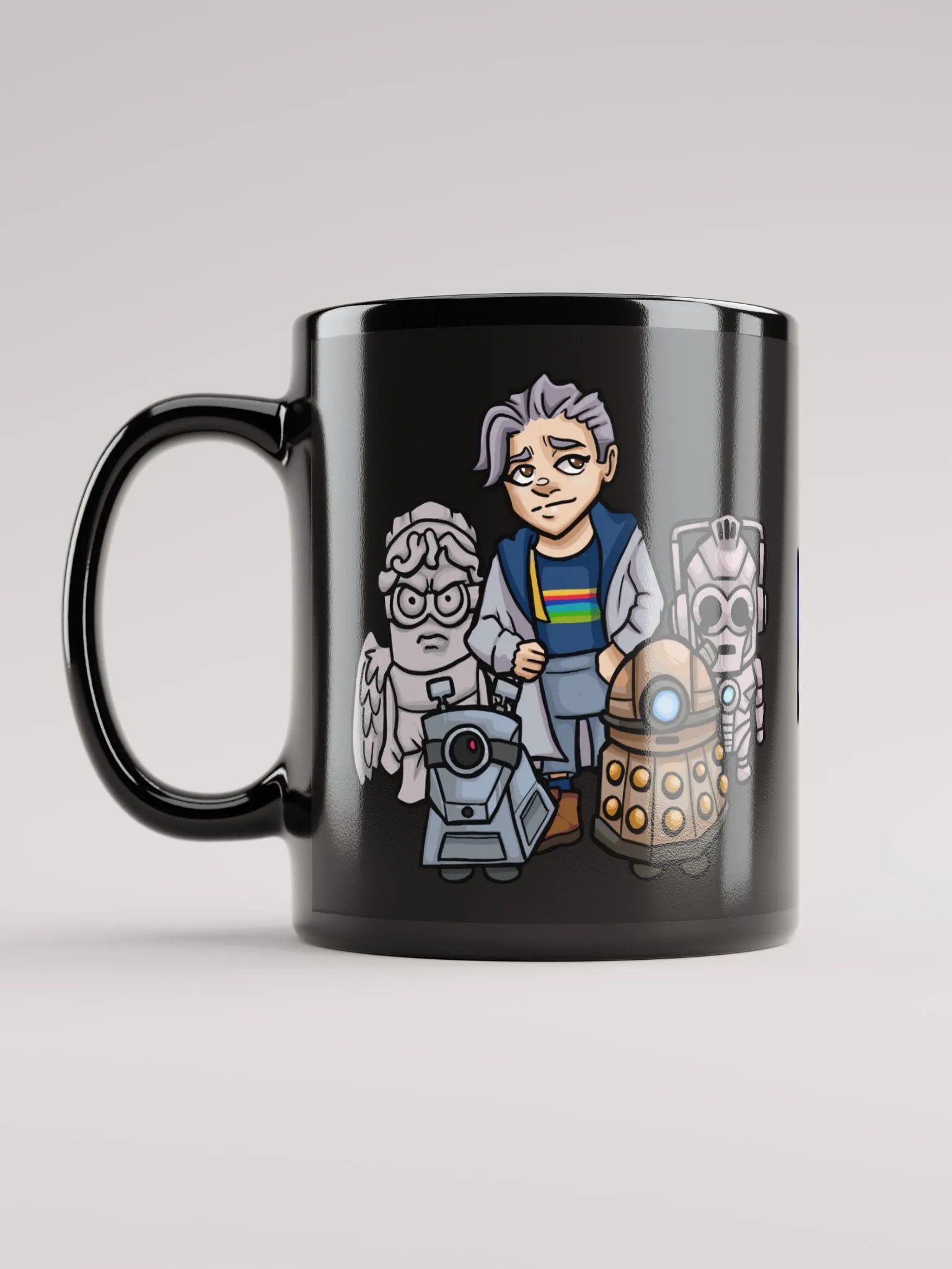 K9 Mini Who Black Glossy Mug product image (11)