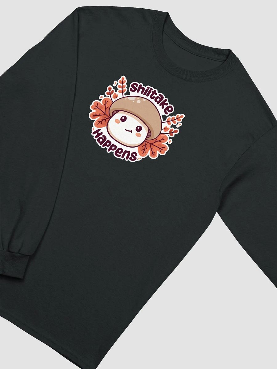 *Limited Time* Shiitake Happens Long Sleeve Shirt (Dark) product image (1)