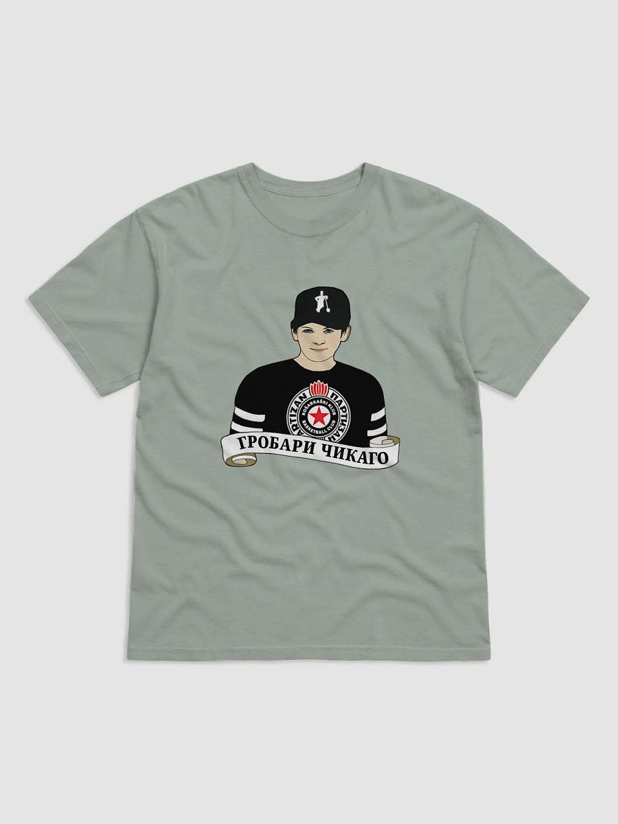 Grobari Čikago KK Partizan Comfort Colors Garment-Dyed Heavyweight T-Shirt product image (1)