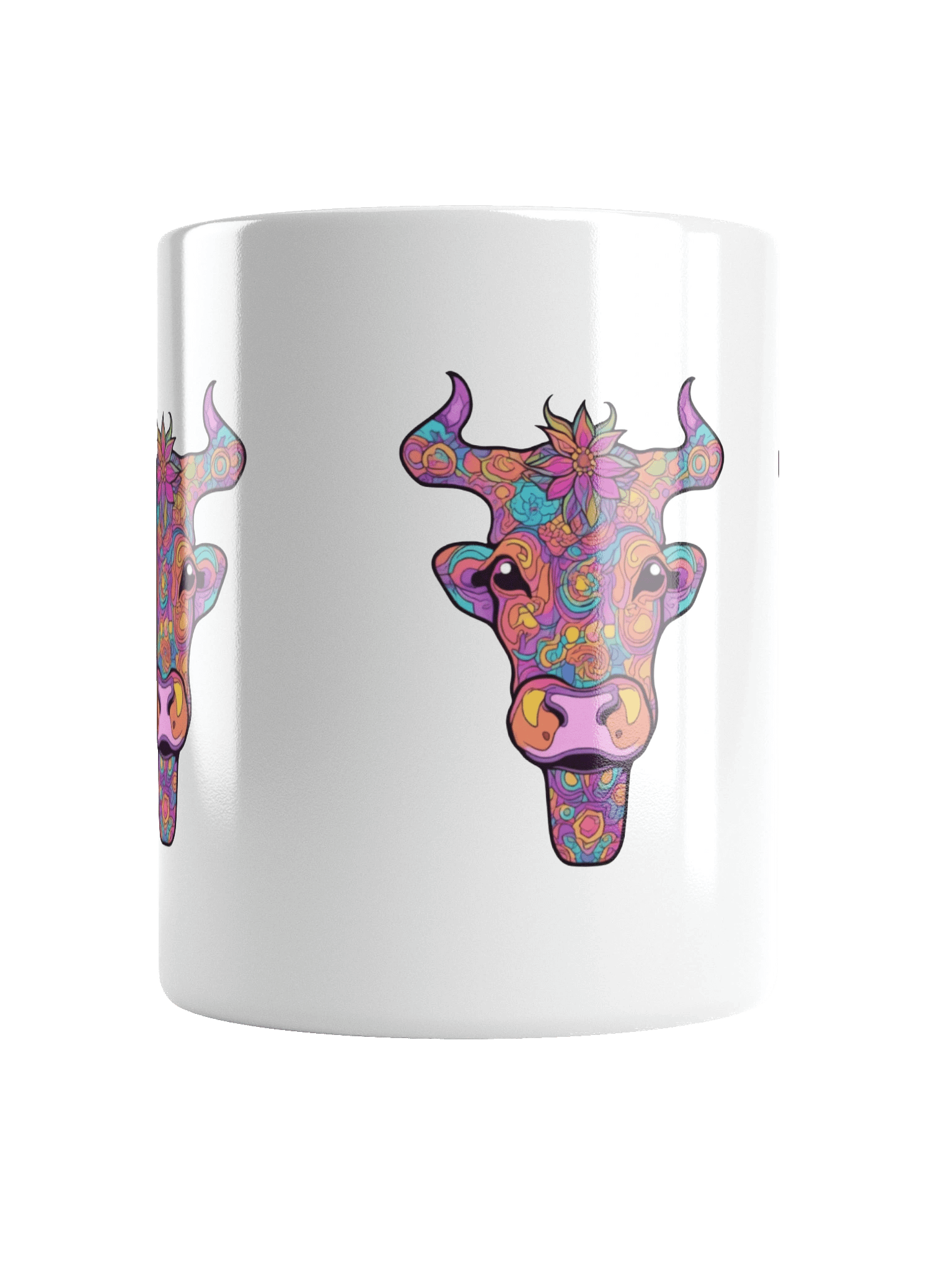 Floral Cow Face - Mug product image (7)