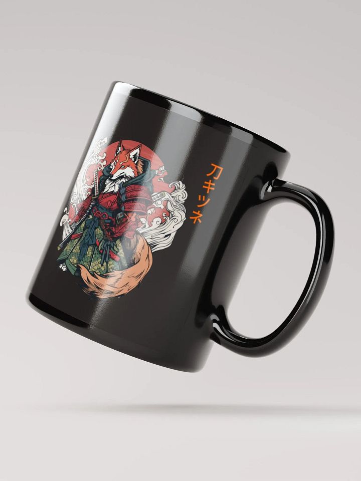 Red Fox Samurai Japanese Kitsune Art Vintage style product image (2)