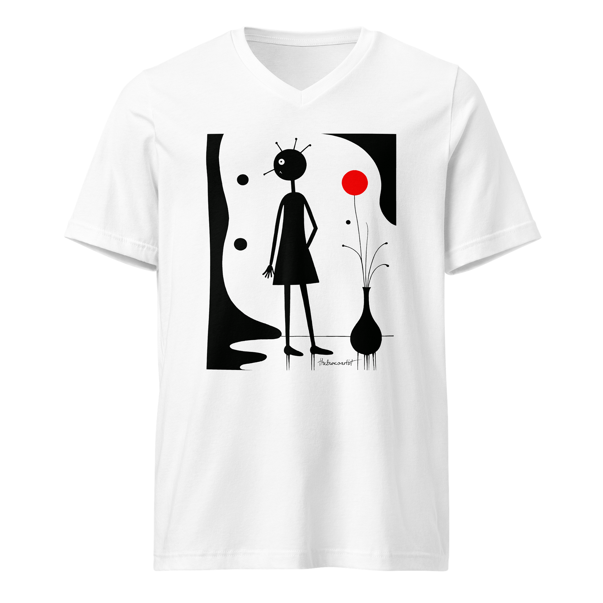 Bella+Canvas Short Sleeve V-Neck Jersey T-Shirt product image (1)