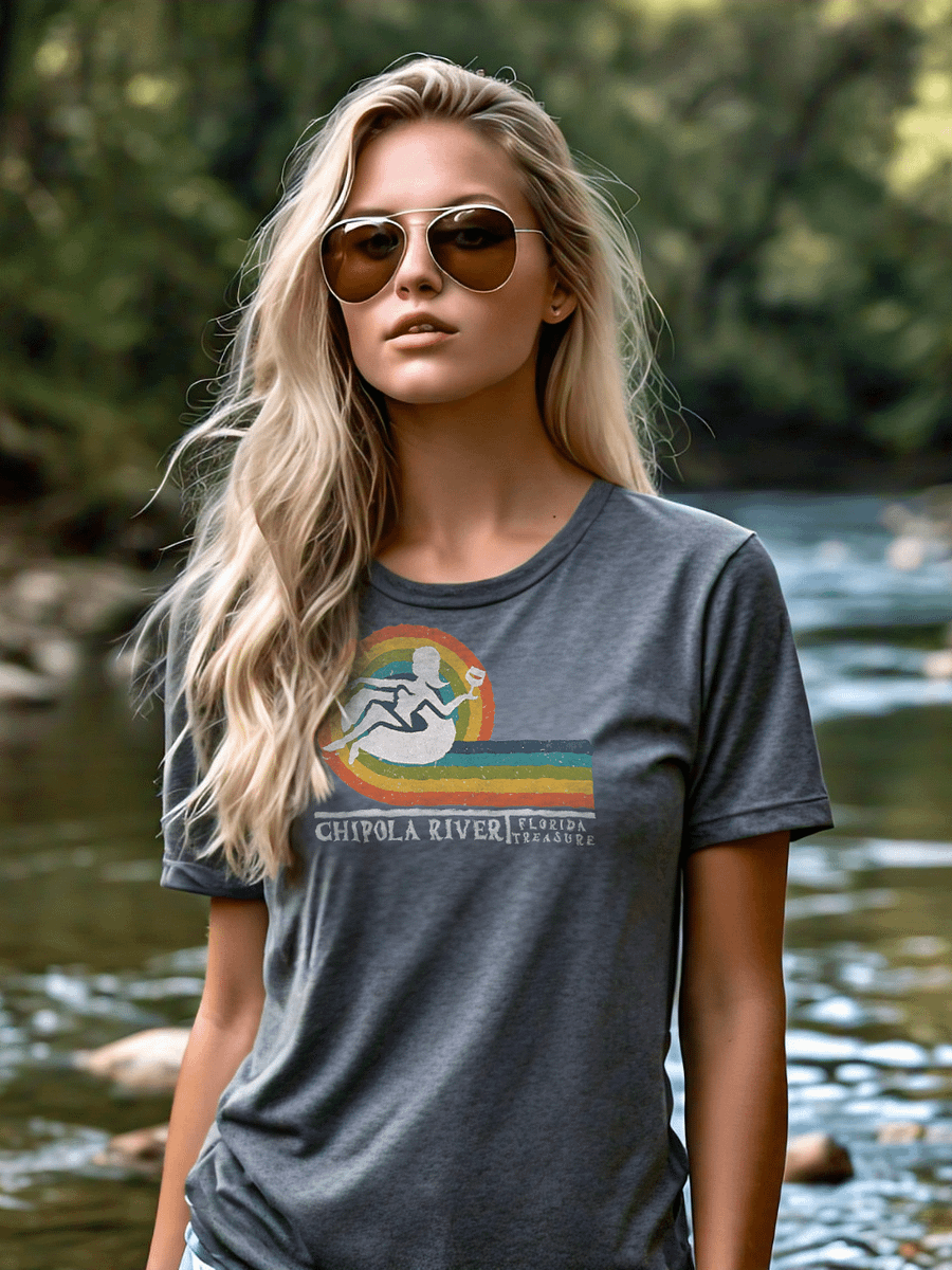 Retro Rainbow Tubing Tees product image (1)