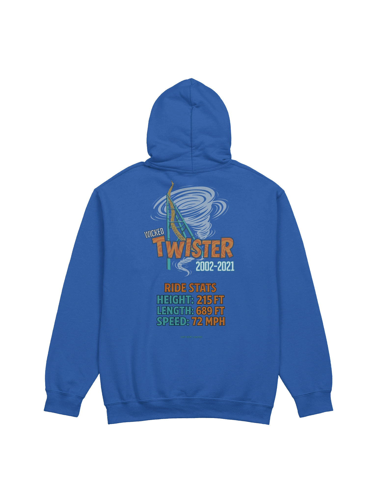 Wicked Twister 2002-2021 Roller Coaster Hoodie product image (14)