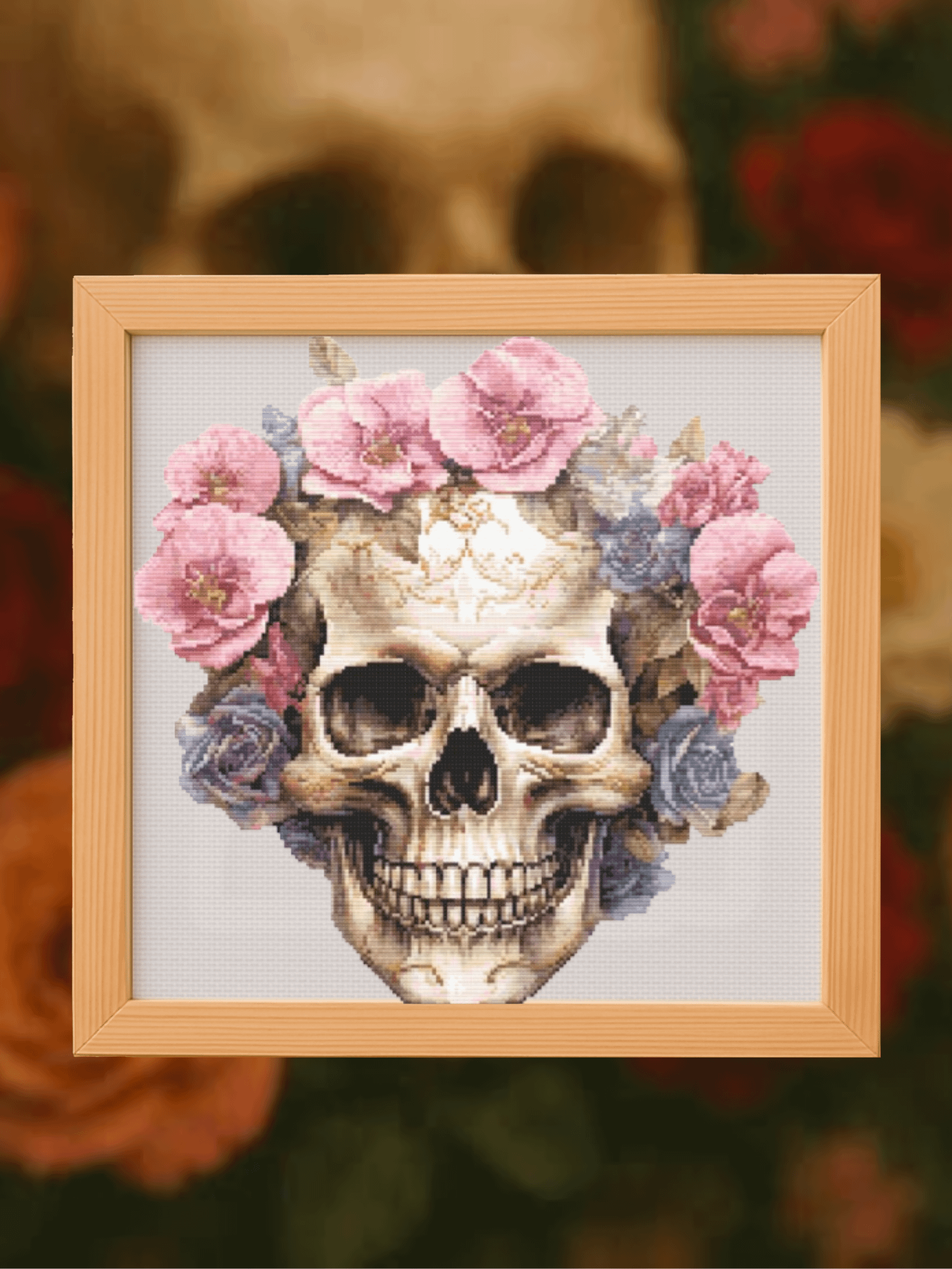 Bloom & Bones Cross Stitch Pattern product image (1)