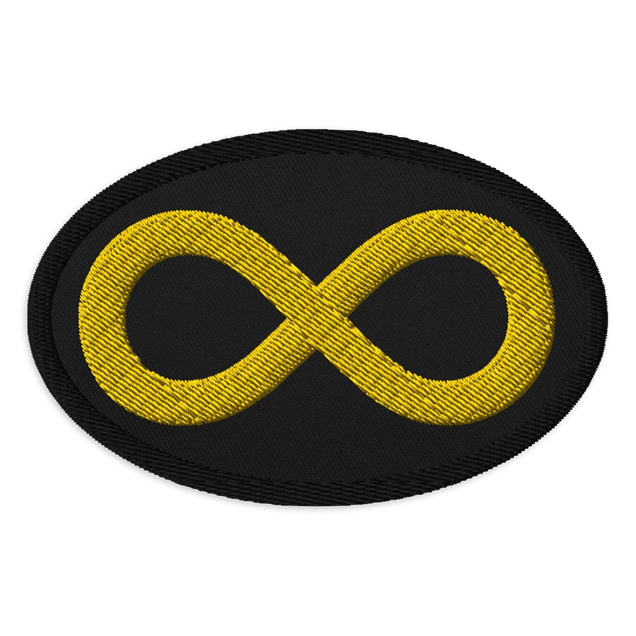 Golden Infinity Patch (Oval) product image (1)