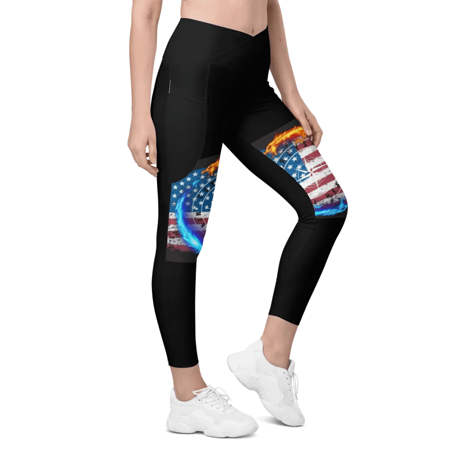 Leggings w pockets black product image (4)