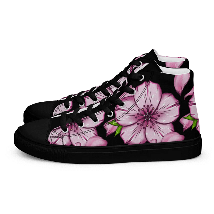 Blossomz & Petalz - Women's High Tops Canvas Shoes product image (1)