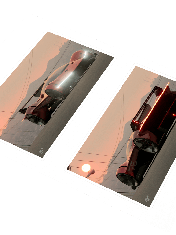 GT 7 Scapes Collection Ferrari Vision GT Cut Sticker Sheet product image (2)