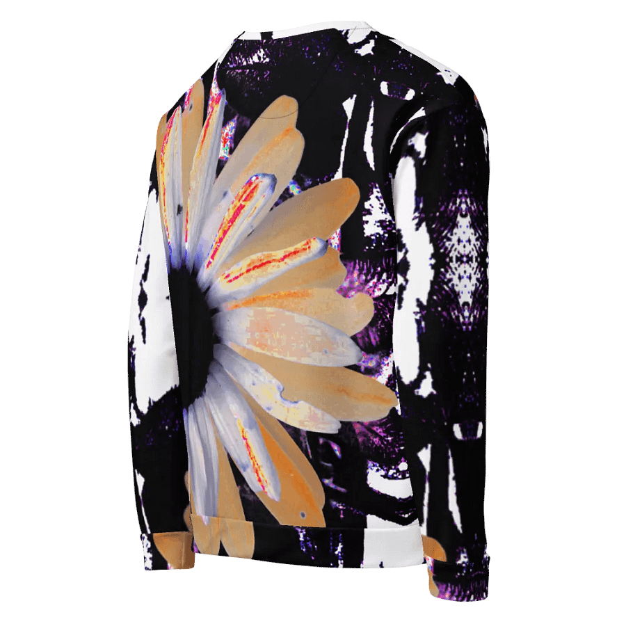 Abstract Neon Daises Unisex Sweatshirt product image (6)