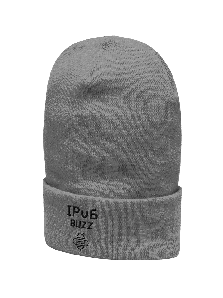 IPv6 Buzz Cuffed Beanie - Black Logo product image (5)