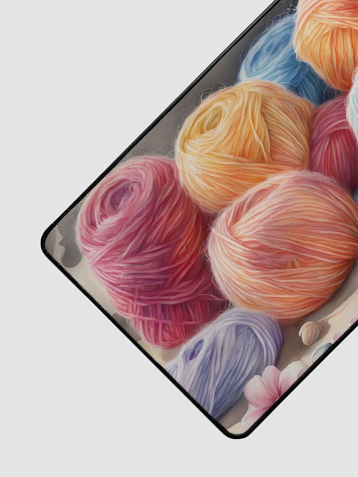 A Pile of Colorful Yarn in Sand, 15.5
