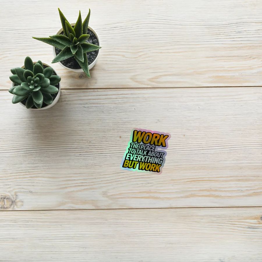 Workplace Rebellion Holographic Sticker Set product image (10)