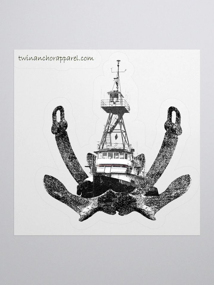 Twin Anchor & Tug CE Kiss Cut Stickers product image (3)