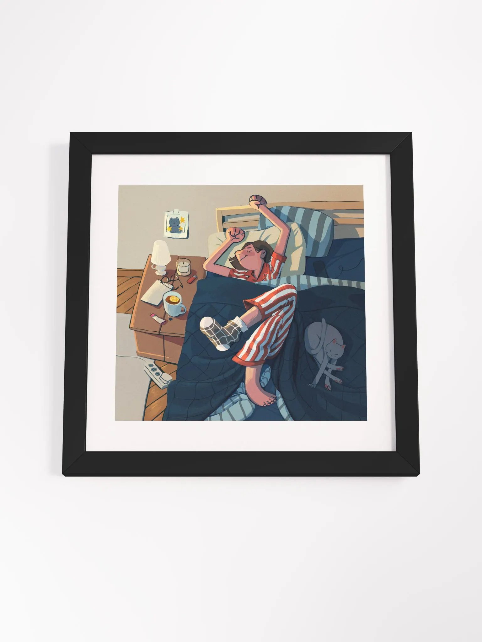 Cozy Morning Stretch Framed Print product image (44)