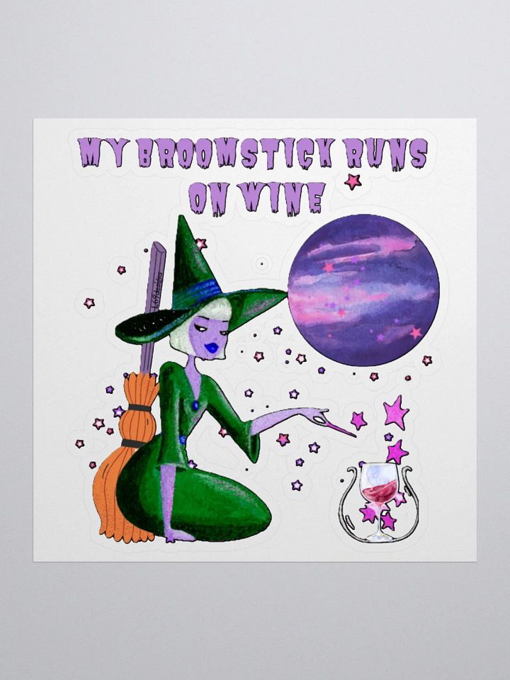 MY BROOMSTICK RUNS ON WINE product image (1)