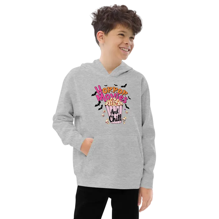 Horror Movies and Chill Popcorn Youth Pullover Fleece product image (25)