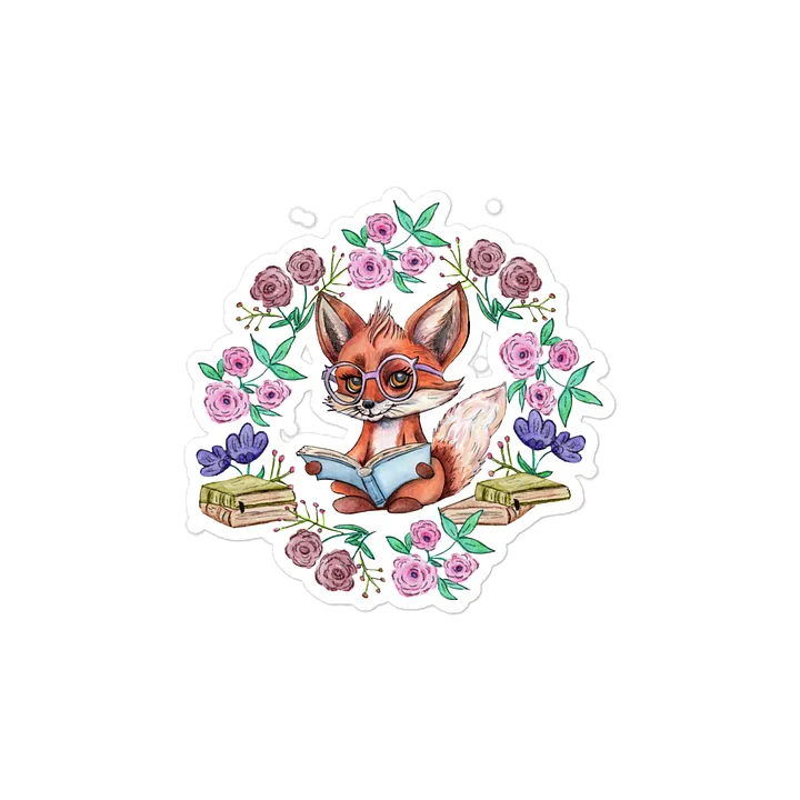 Book Smart Fox Magnet product image (2)