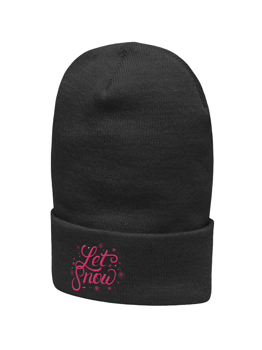 Snowy Script Cuffed Beanie product image (12)