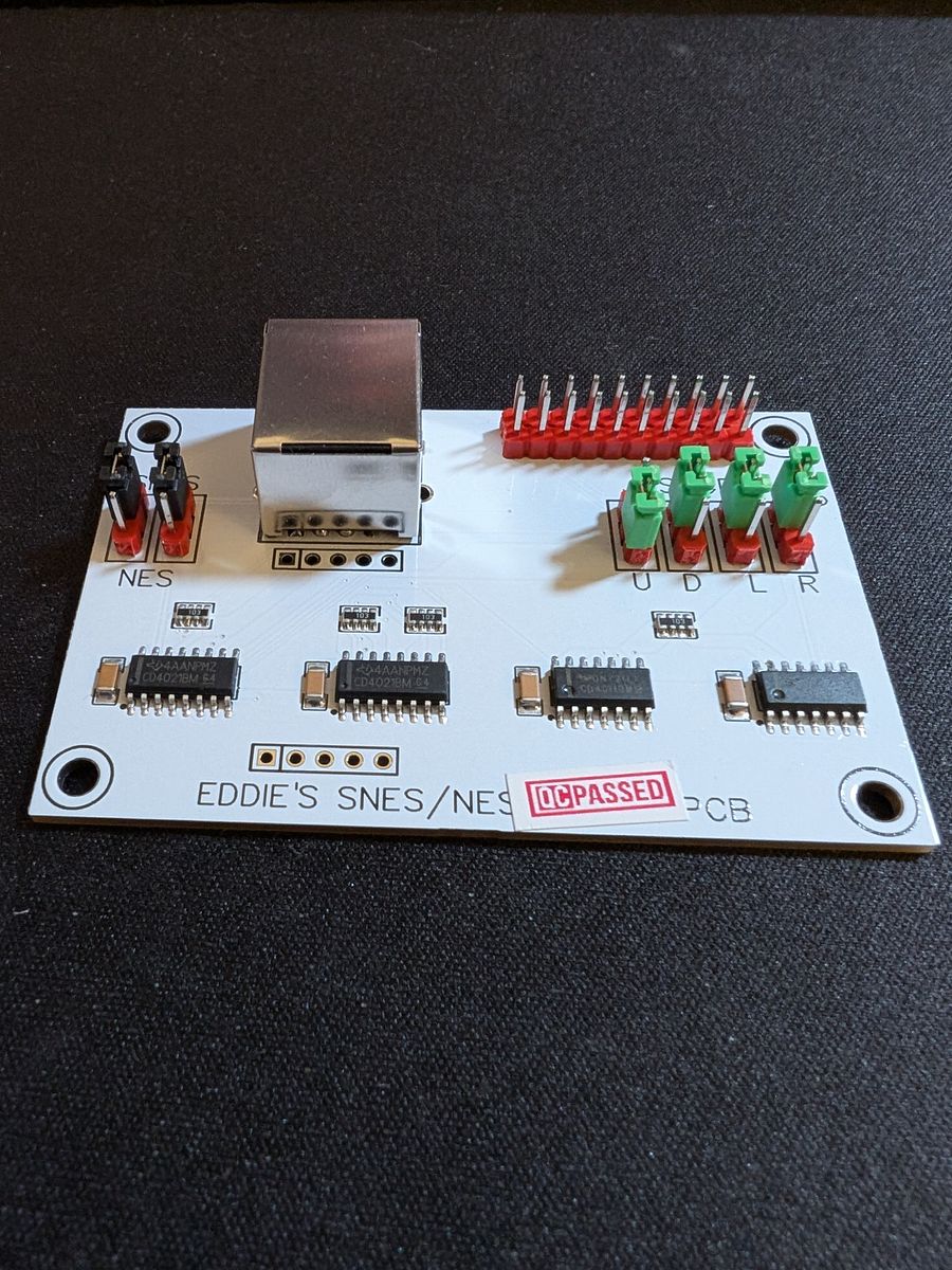 Eddie's SNES Retro Board PCB (WHITE) product image (2)