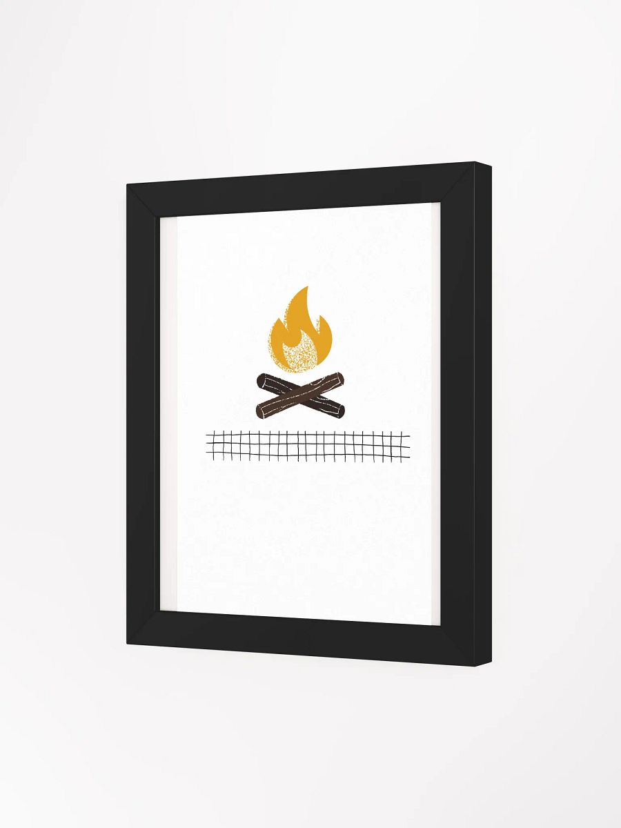 Radiant Campfire Framed Matte Poster product image (59)