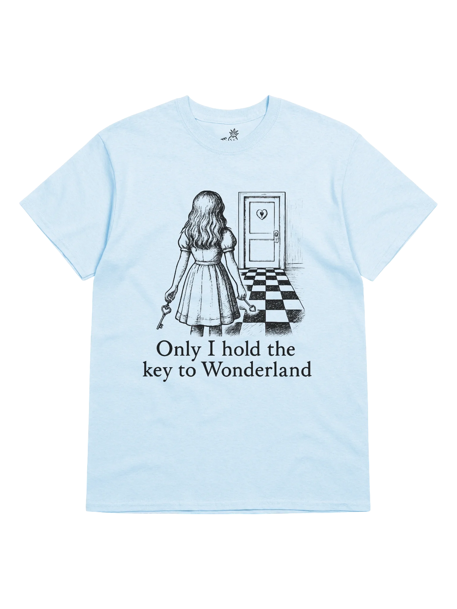 Golden Key Positive Self Affirmation Alice in Wonderland Boxy Fit Unisex T-Shirt product image (89)