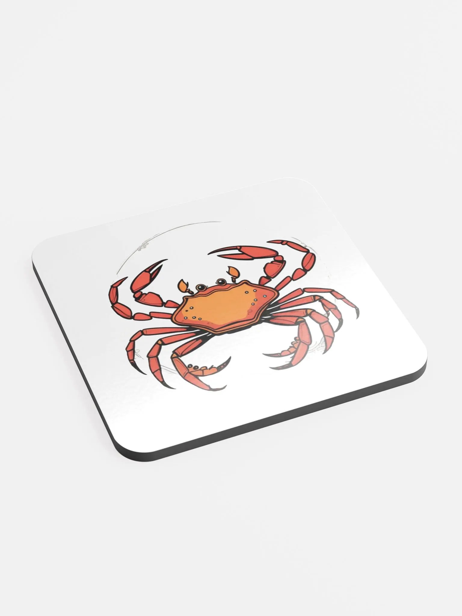 Raising the Bar: Glossy Crab Cork Coaster product image (2)