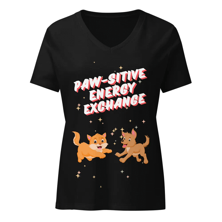 Paw-sitive Energy Exchange V-Neck Tee product image (1)