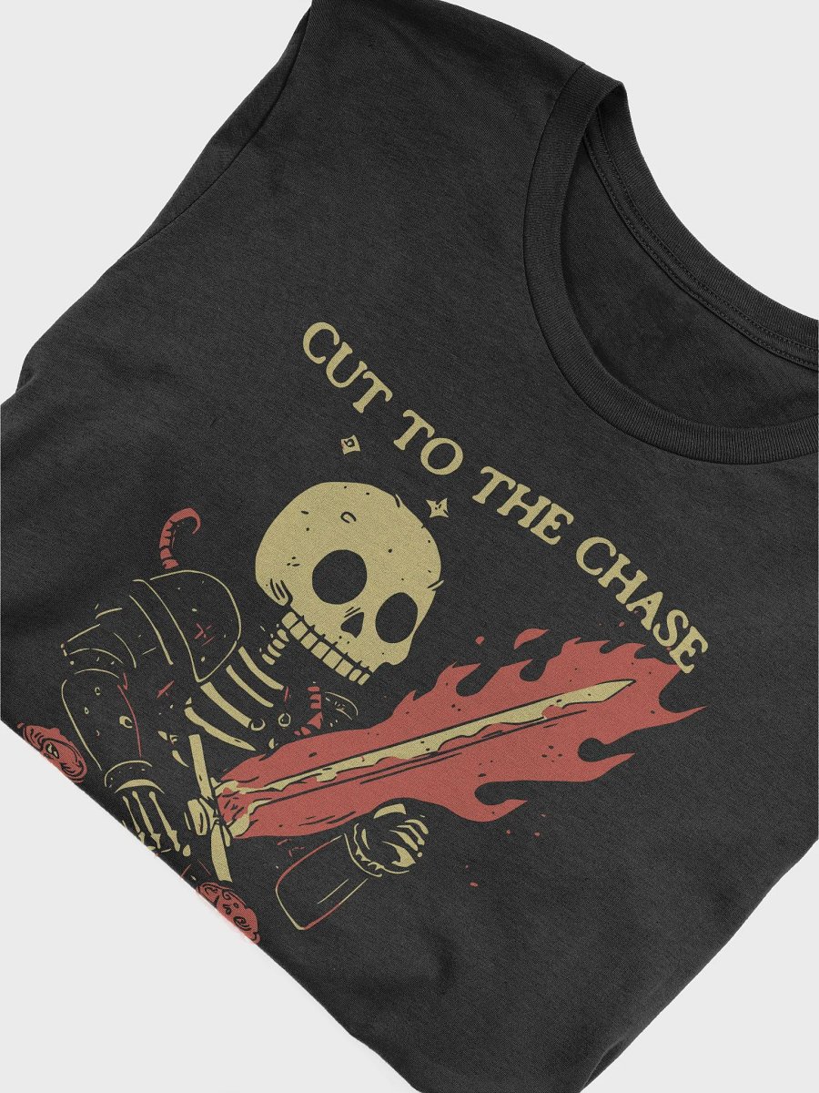 Cut To the Chase Skeleton with Sword Unisex T-Shirt product image (4)