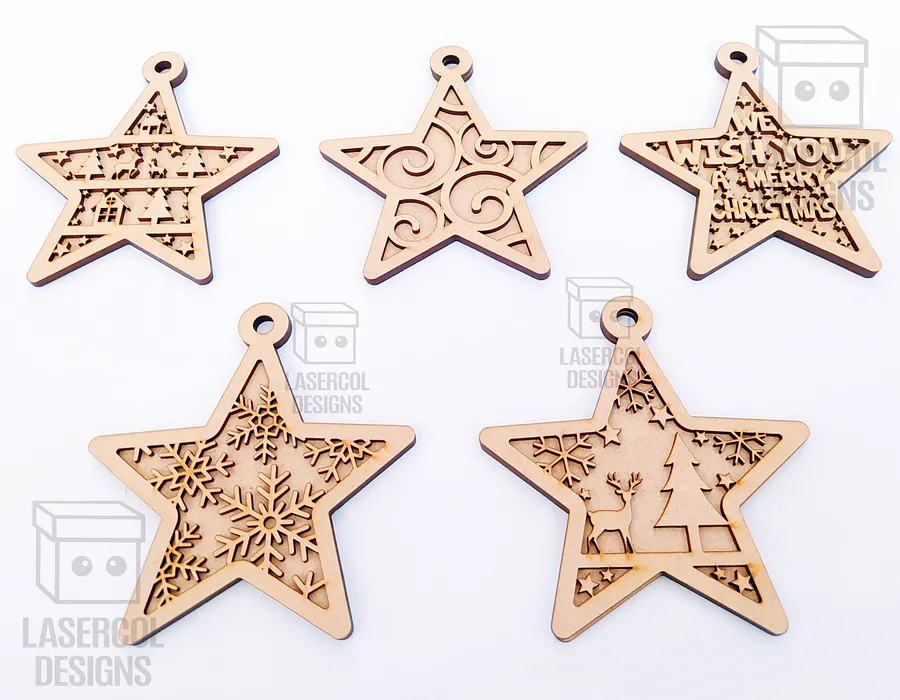 Christmas Ornaments - Laser Cut Files product image (4)