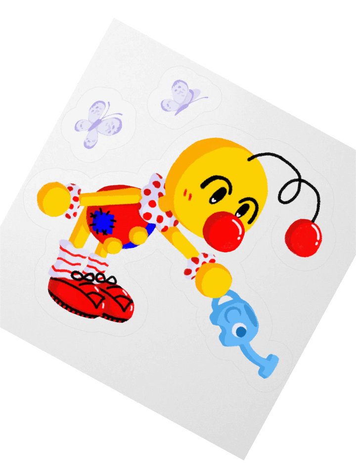 Boyoyoing Watering Can Flat Sticker product image (2)