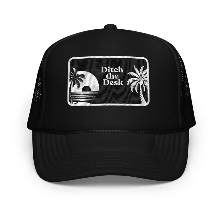 Sunset Escape Trucker Hat | Ditch the desk product image (1)