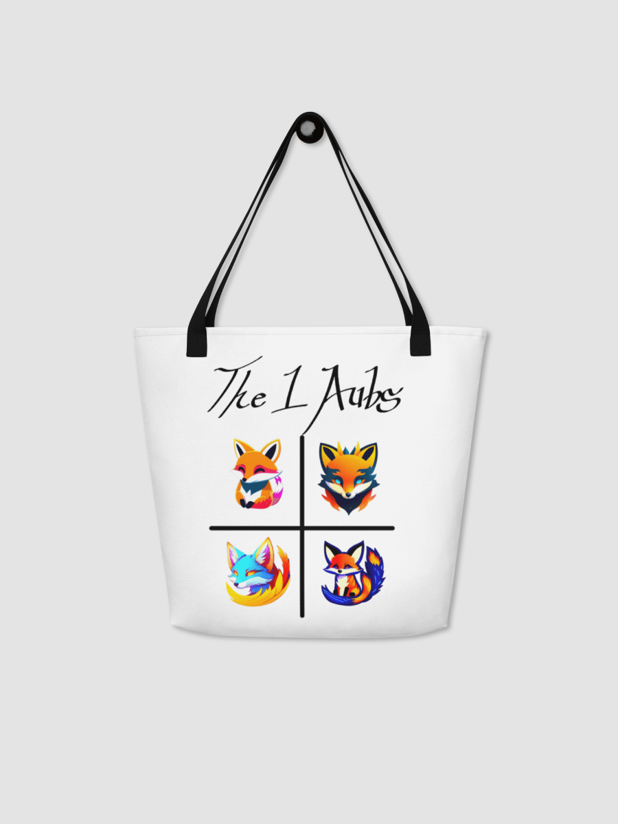 The1Aubs- FoxLove 2023 Large Tote Bag w/ Pocket. product image (4)