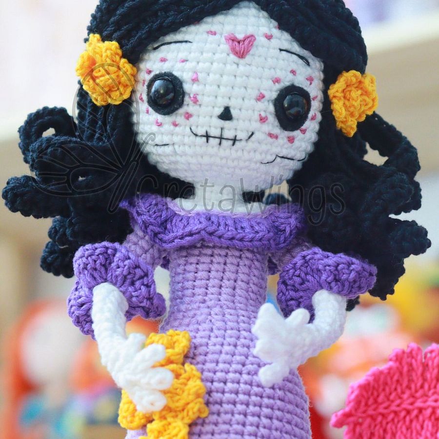 PATRÓN DE CROCHET Catrina Amigurumi PDF (Descarga Digital) product image (4)