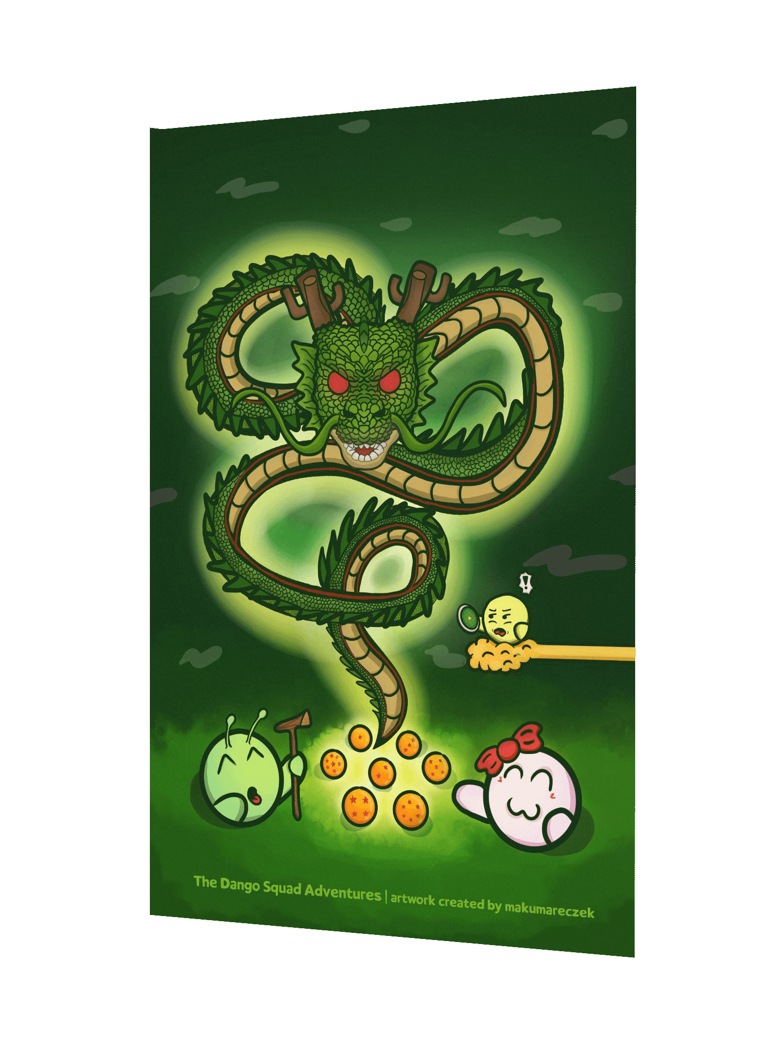Dango Dragon - Frameless Poster product image (3)
