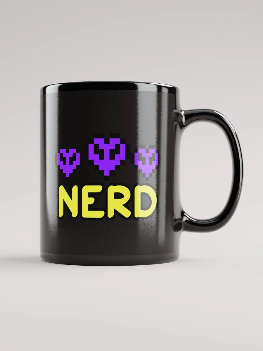 Hardcore Nerd black mug product image (2)