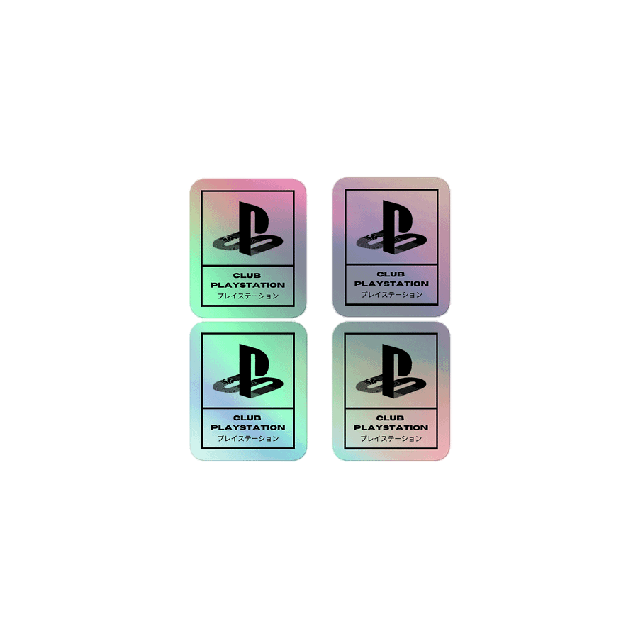 Club PlayStation Holo Sticker Set product image (1)