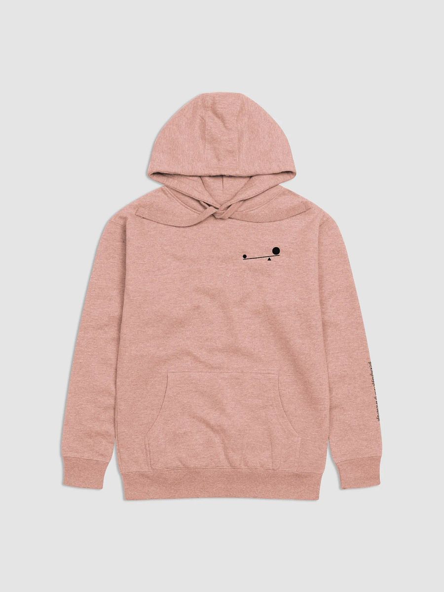The Leverage Hoodie (black design) product image (1)