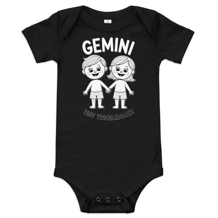 Gemini Tiny Troublemaker Onesie product image (1)
