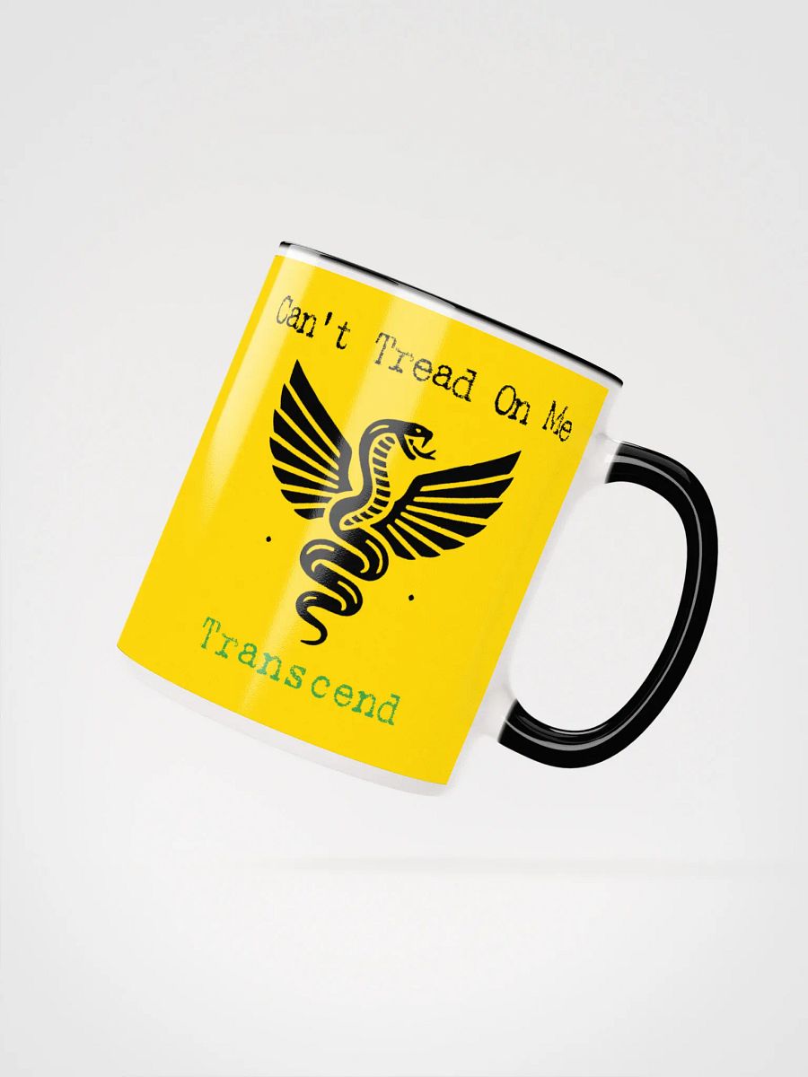 Can't Tread On Me Transcend (Black on Gold) Accent Mug product image (5)