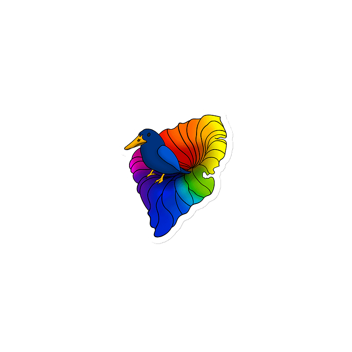 Vibrant Bird of Paradise Die-Cut Magnets product image (1)