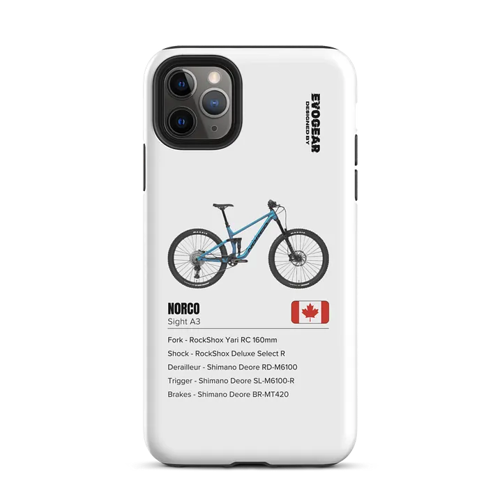 White Norco Sight A3 iPhone Case product image (51)
