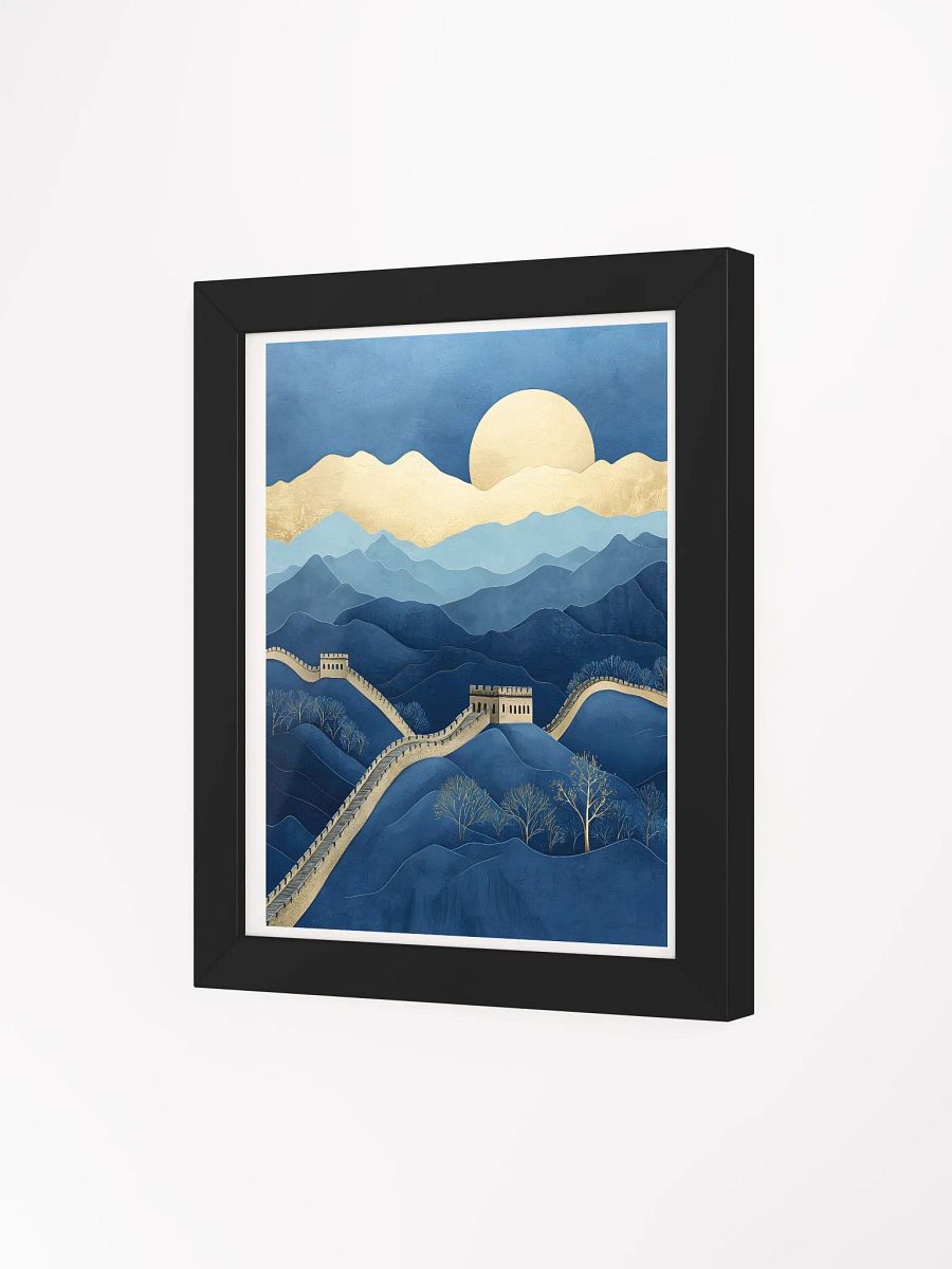 Golden Mountain Sunrise Framed Poster Art product image (3)