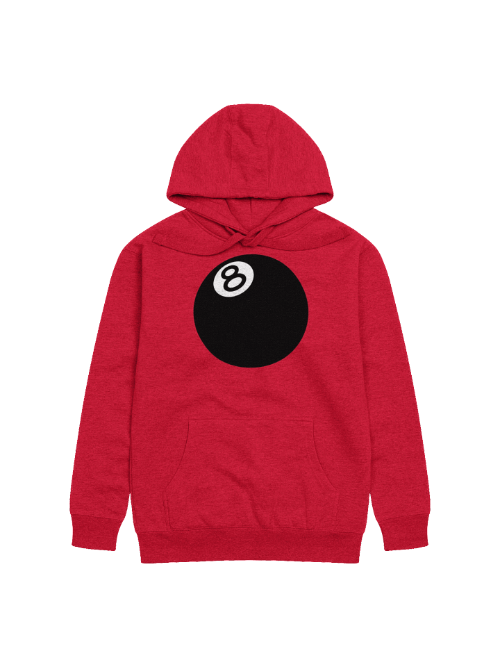 8 BALL FADE RED HOODIE product image (1)