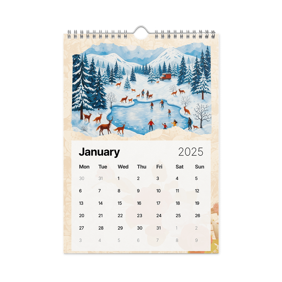 FOLK ART WALL CALENDAR 2026 product image (6)
