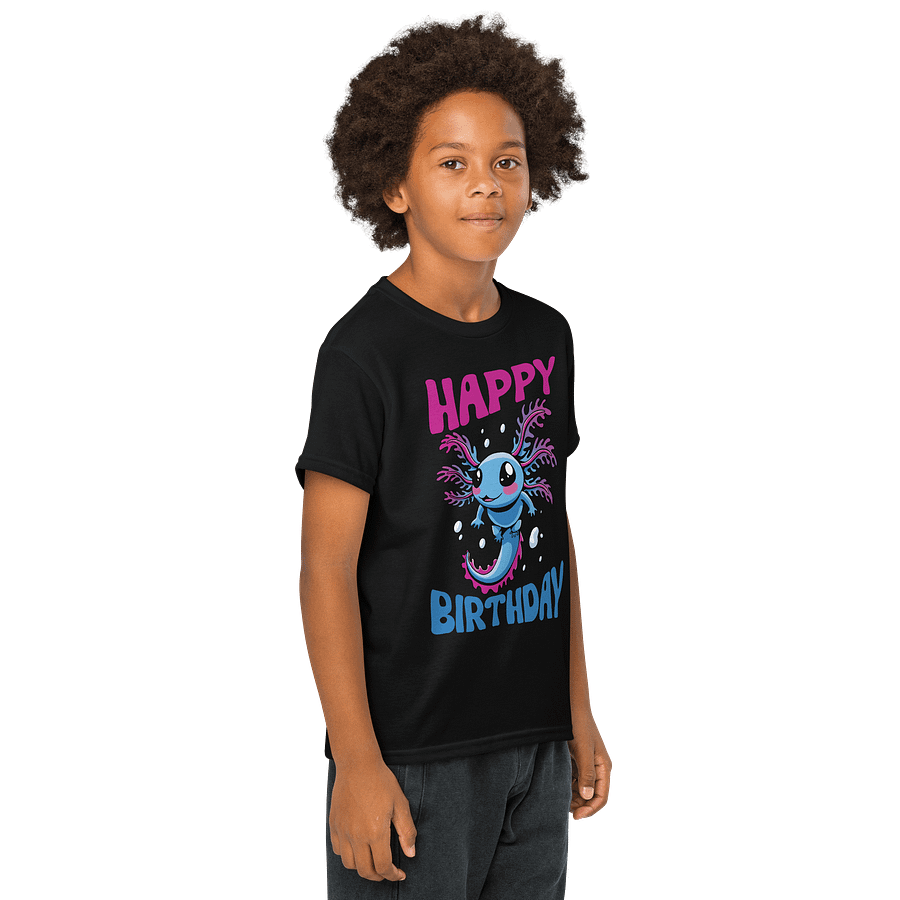 Happy Birthday (Water Axolotl) T-Shirt For Kids product image (8)