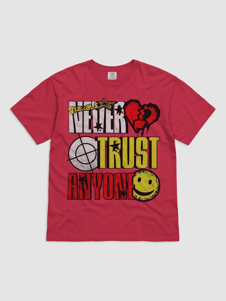 'Never Trust Anyone' Graphic Heavyweight Tee product image (1)