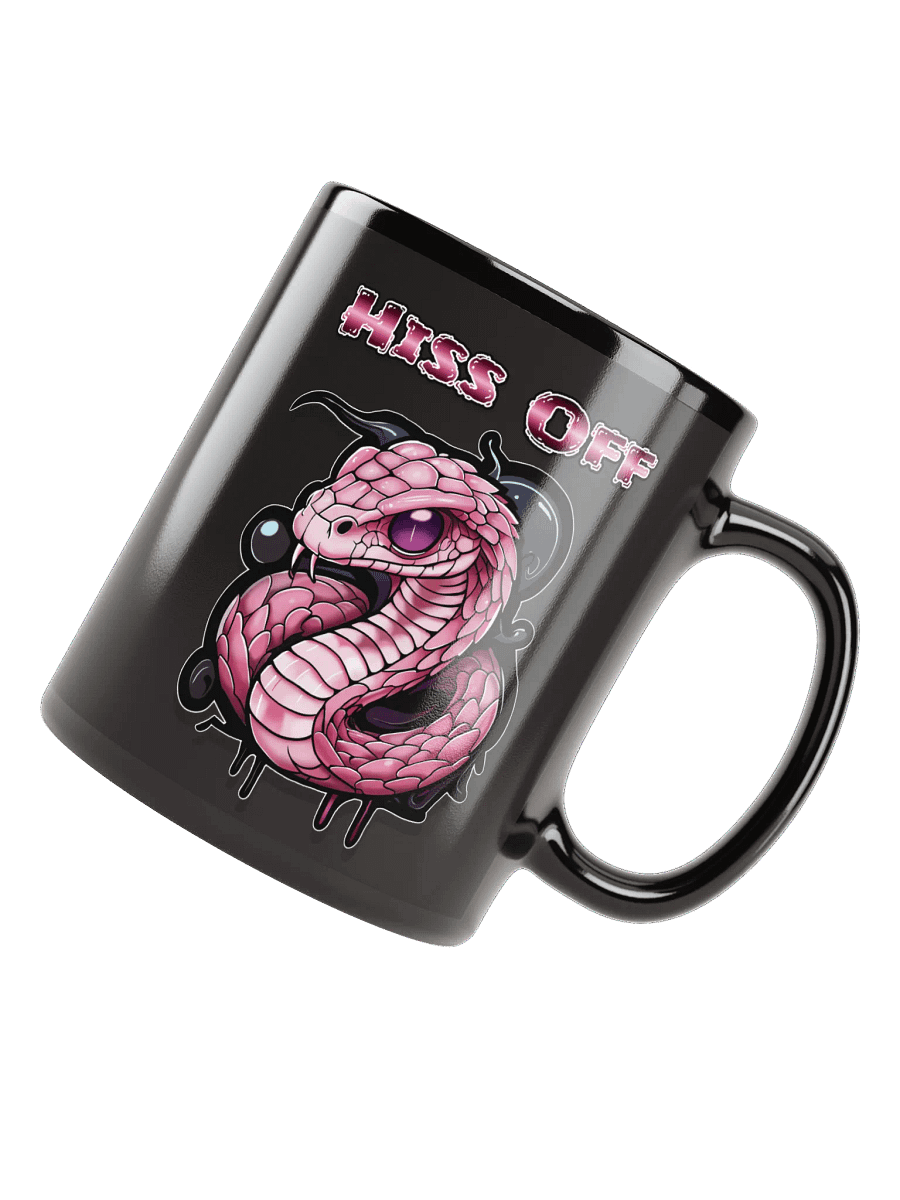 Hiss Off Black Ceramic Mug - With Words product image (4)